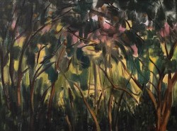 Pedro León Castro - Painting: Color en el bosque