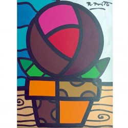 romero-britto-florero